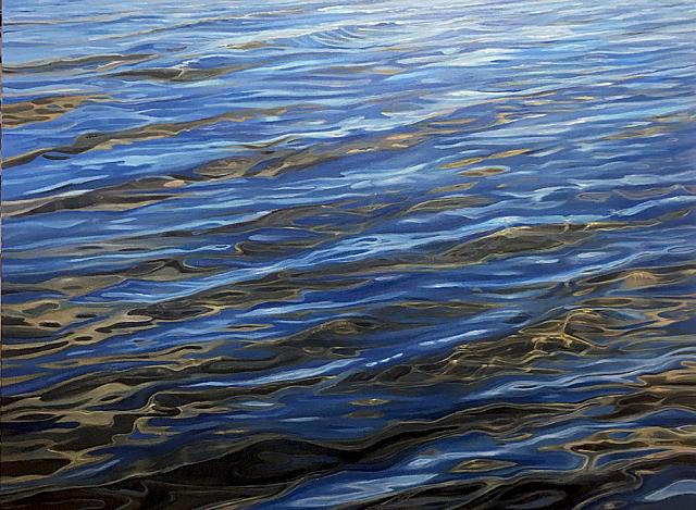 "Evening Tide", oil/canvas, 30x40"