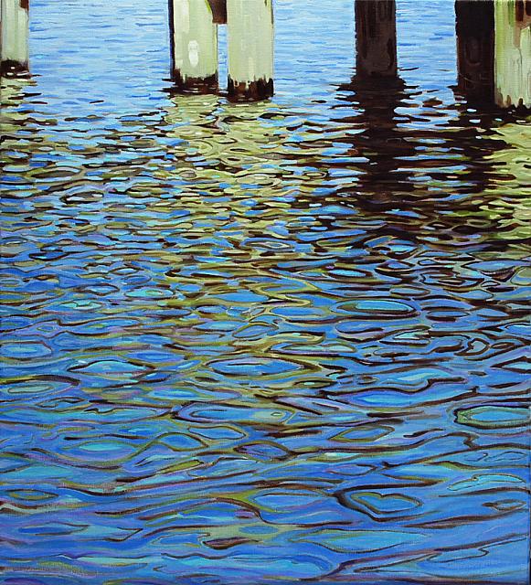 "Dock of the Bay", oil/canvas