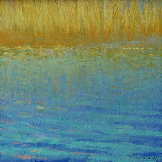 "In the Wind", oil/panel