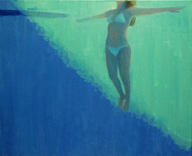 "The Deep End", oil/canvas