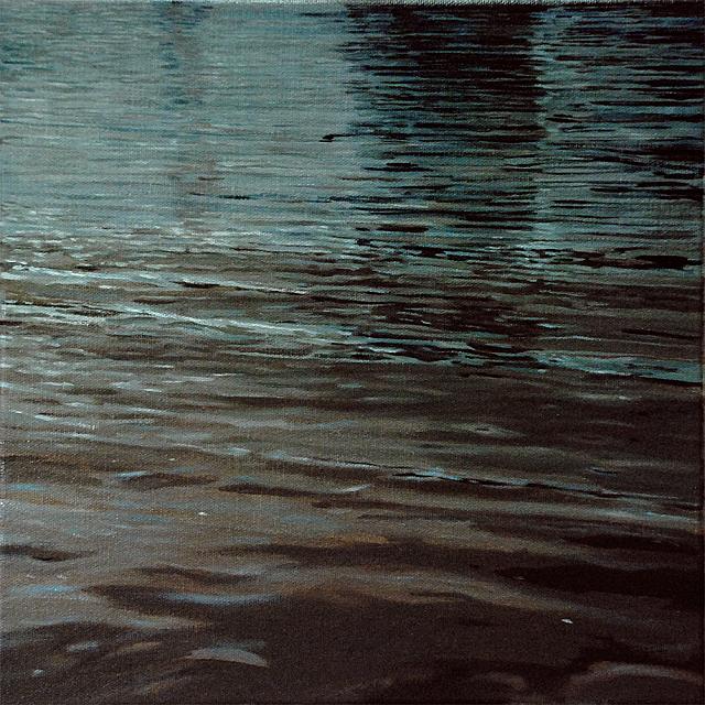 "The Down Rush", oil/canvas