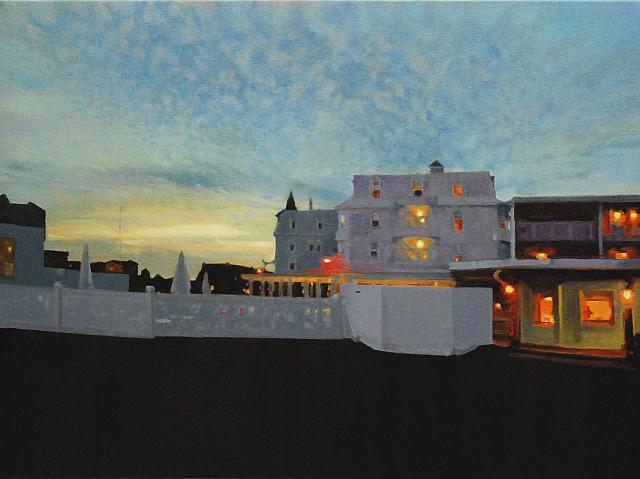 "When Night Rolls In", oil/canvas