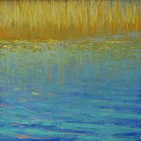 "In the Wind", oil/panel