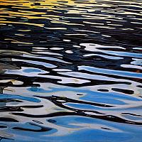 "Rhythm of the Bay 1/3", oil/canvas