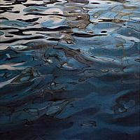 "Rhythm of the Bay 3/3", oil/canvas