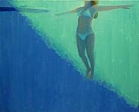 "The Deep End", oil/canvas